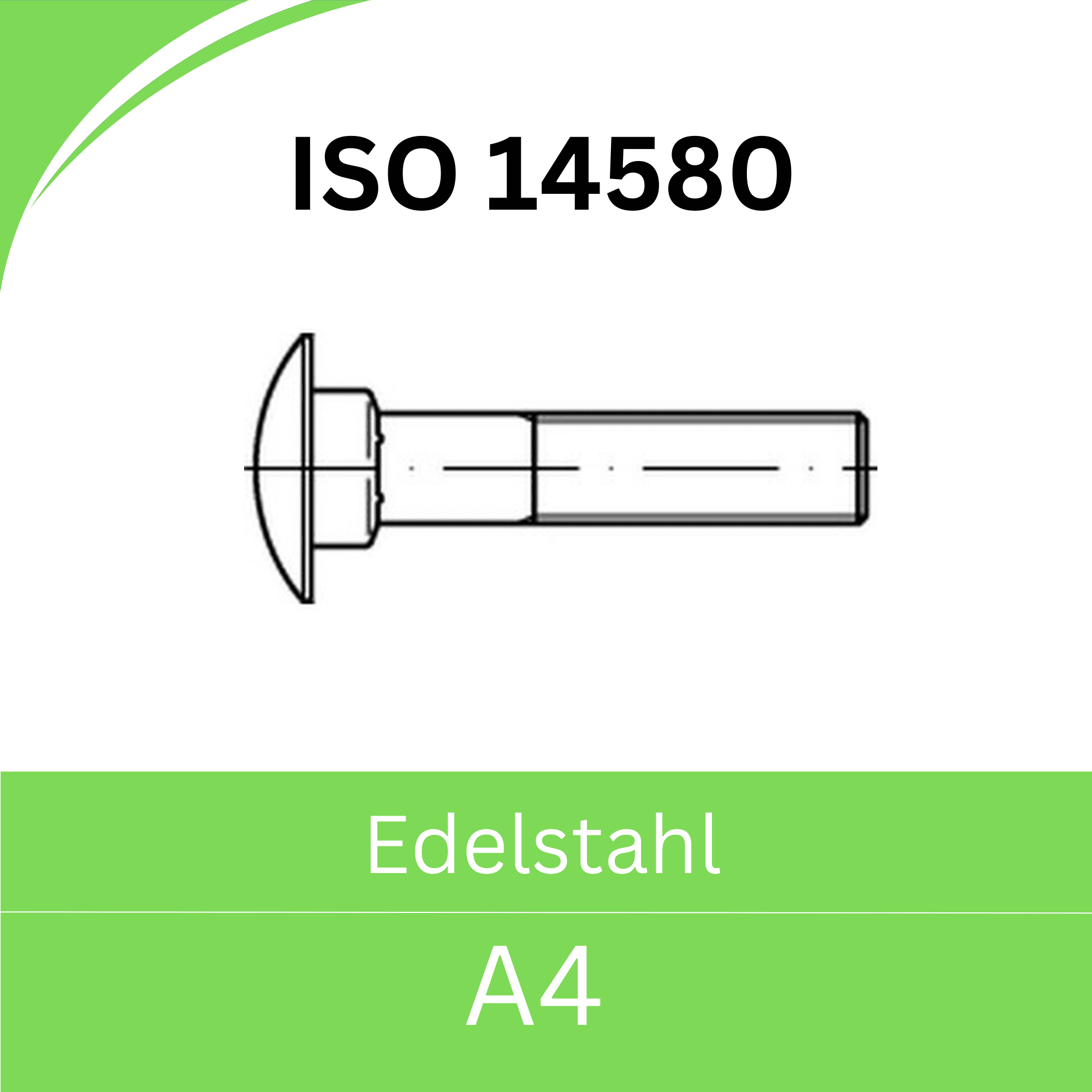 Bild für Kategorie ➤ Kategorie: ISO 14580 Edelstahl (A4) 